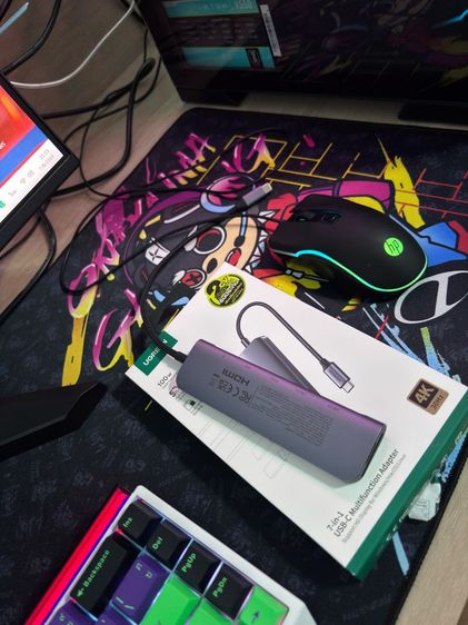 สายเคเบิลและตัวแปลง Hub usb7-1in