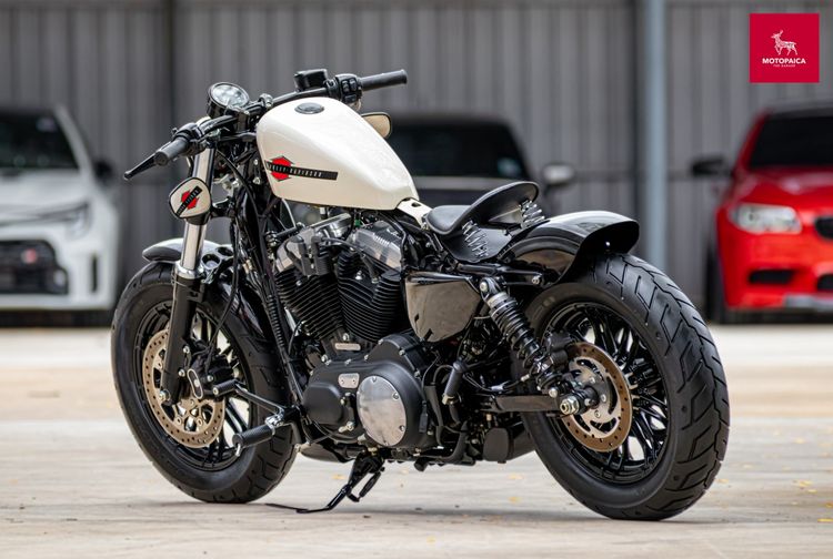 Harley Sportster48 Stage1. ปี2022 สีขาวหายาก วิ่ง4,000Mi. แต่งครบ รูปที่ 4