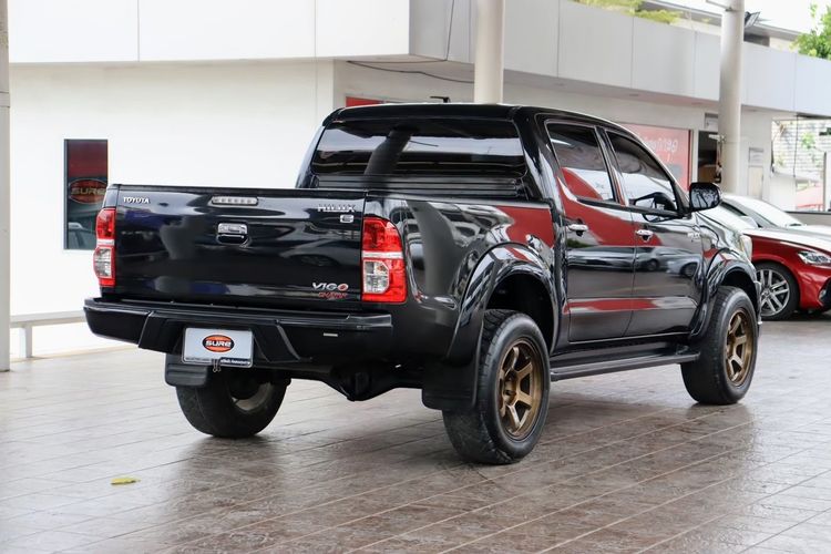 Toyota Hilux Vigo Champ 2013 Double Cab 2.5 E VNT Prerunner TRD Sportivo Pickup ดีเซล ไม่ติดแก๊ส เกียร์อัตโนมัติ ดำ รูปที่ 4