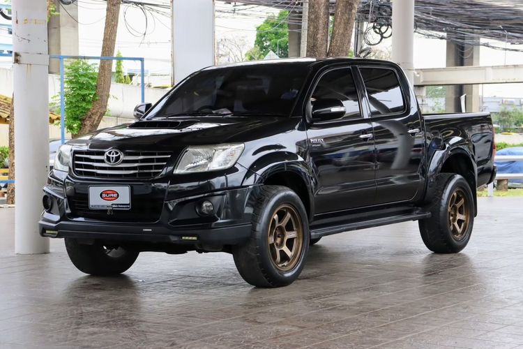 Toyota Hilux Vigo Champ 2013 Double Cab 2.5 E VNT Prerunner TRD Sportivo Pickup ดีเซล ไม่ติดแก๊ส เกียร์อัตโนมัติ ดำ