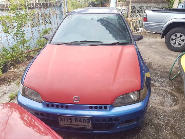 Honda Civic 1994 1.5 EX Sedan เบนซิน ไม่ติดแก๊ส เกียร์ธรรมดา น้ำเงิน รูปที่ 2