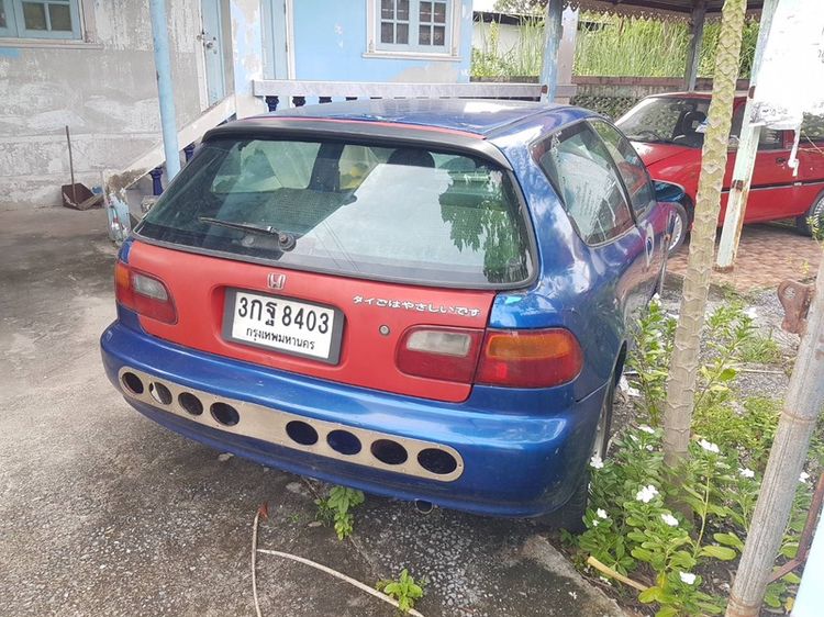 Honda Civic 1994 1.5 EX Sedan เบนซิน ไม่ติดแก๊ส เกียร์ธรรมดา น้ำเงิน รูปที่ 3