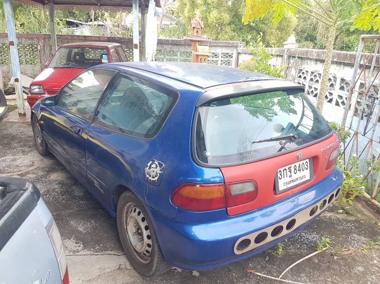 Honda Civic 1994 1.5 EX Sedan เบนซิน ไม่ติดแก๊ส เกียร์ธรรมดา น้ำเงิน รูปที่ 4