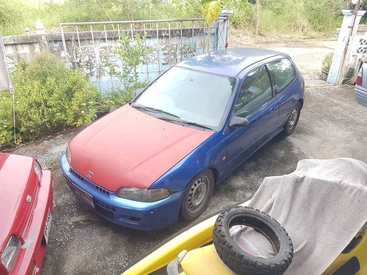 รถ Honda Civic 1.5 EX สี น้ำเงิน