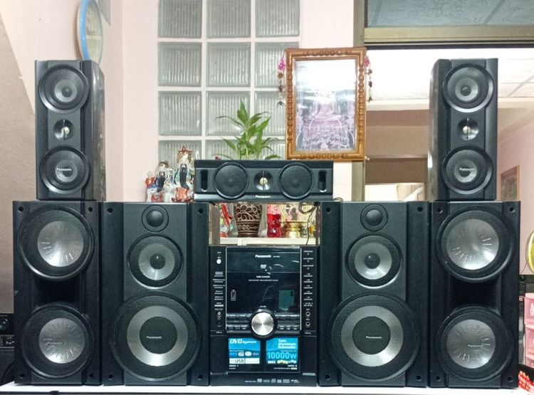 PANASONIC รุ่น VK960 กำลังขับ 10,000 วัตต์ pmbo ตู้ลำโพง 7 ตู้ รวมดอกลำโพงทั้งหมด 19 ดอก ใช้งาน CD USB FM พร้อมชุดบลูทูธ... รุ่นนี้รับประกันเสียงดีมาก ชุดละ 6900 รูปที่ 2