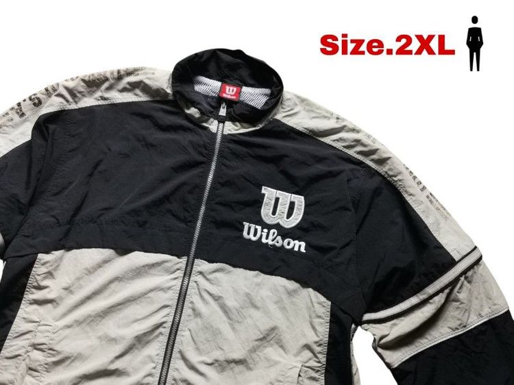 อื่นๆ เสื้อแจ็คเก็ต | เสื้อคลุม Wilson เสื้อมือสอง เสื้อแจ็​กเก็ต​ใส่กันลม เสื้อแจ็คเก็ต​สปอร์ต​