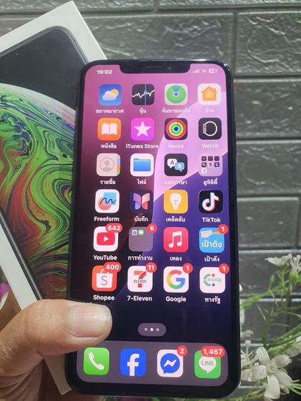 iphone xs  max 64 th ยกกล่องพร้อมใช้งานทุกอย่าง รูปที่ 6
