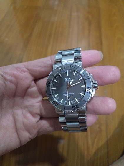 ขายOris Aquis Date (หน้าปัดสีเทา / ขอบเซรามิกสีเทาแมตต์) รหัสอ้างอิง 01 733 7653 4153-07 8 26 01PEB ขนาดตัวเรือน 43 มม.