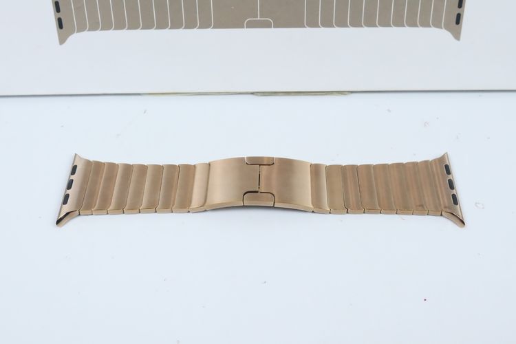 สาย Apple Watch Gold Stainless Steel Link Bracelet รูปที่ 2