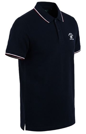 Beverly hills polo club (BHC.) Contrast Tipping Polo Shirt รูปที่ 4
