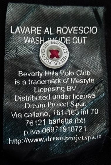 Beverly hills polo club (BHC.) Contrast Tipping Polo Shirt รูปที่ 6