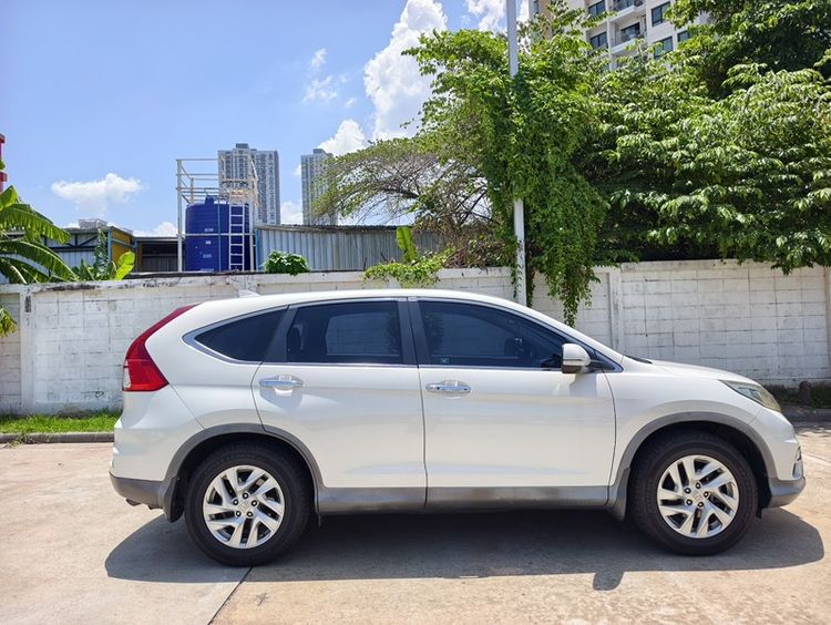 Honda CR-V 2015 2.0 E 4WD Utility-car เบนซิน ไม่ติดแก๊ส เกียร์อัตโนมัติ ขาว รูปที่ 4