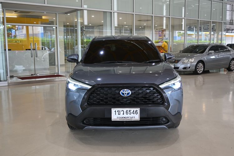 Toyota Corolla Cross 2021 1.8 Hybrid Smart Sedan ไฮบริด ไม่ติดแก๊ส เกียร์อัตโนมัติ เทา รูปที่ 2