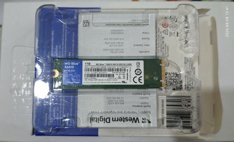 ที่เก็บข้อมูลและเมมโมรี่การ์ด WD Blue SA510 SATA SSD 1 TB