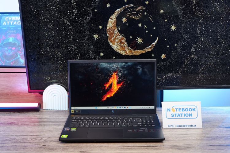 Acer Nitro V15 Ryzen5-6600H RTX2050(4GB) RAM16 512GB SSD จอ15.6นิ้ว FHD 165Hz เกมมิ่งรุ่นใหม่ ดีไซน์เครื่องบาง สวยเท่ดูทันสมัย มีปร รูปที่ 2