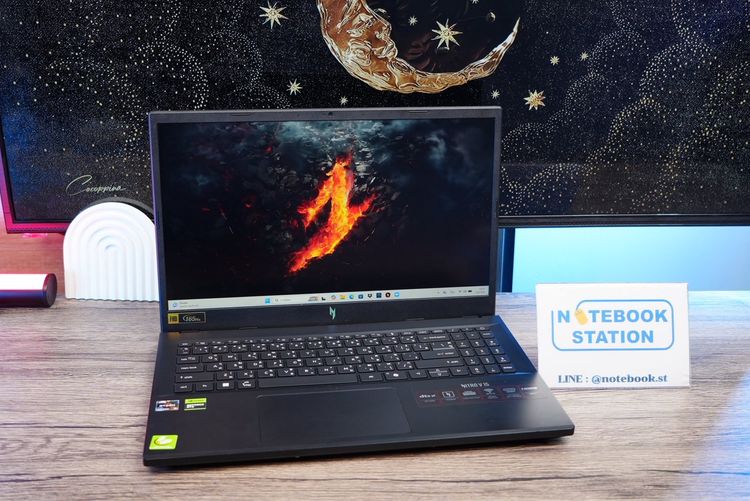 Acer Nitro V15 Ryzen5-6600H RTX2050(4GB) RAM16 512GB SSD จอ15.6นิ้ว FHD 165Hz เกมมิ่งรุ่นใหม่ ดีไซน์เครื่องบาง สวยเท่ดูทันสมัย มีปร รูปที่ 4