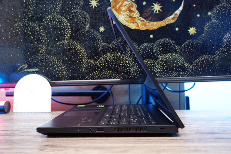 Acer Nitro V15 Ryzen5-6600H RTX2050(4GB) RAM16 512GB SSD จอ15.6นิ้ว FHD 165Hz เกมมิ่งรุ่นใหม่ ดีไซน์เครื่องบาง สวยเท่ดูทันสมัย มีปร รูปที่ 6