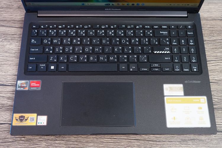 Asus Vivobook 16 Ryzen7-7730U Ram16 SSD512 จอ16นิ้ว WUXGA IPS สเปคสูงทำงานเก่ง จอใหญ่ภาพสวย พร้อมแป้นตัวเลขแยก เครื่องมีประกันศูนย์พร้อมใช้ง รูปที่ 5