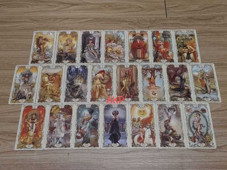 🔮ไพ่Mucha Tarot ไพ่ทาโรต์ศิลปะอาร์ตนูโว🎨 สำหรับสายสะสม รูปที่ 3