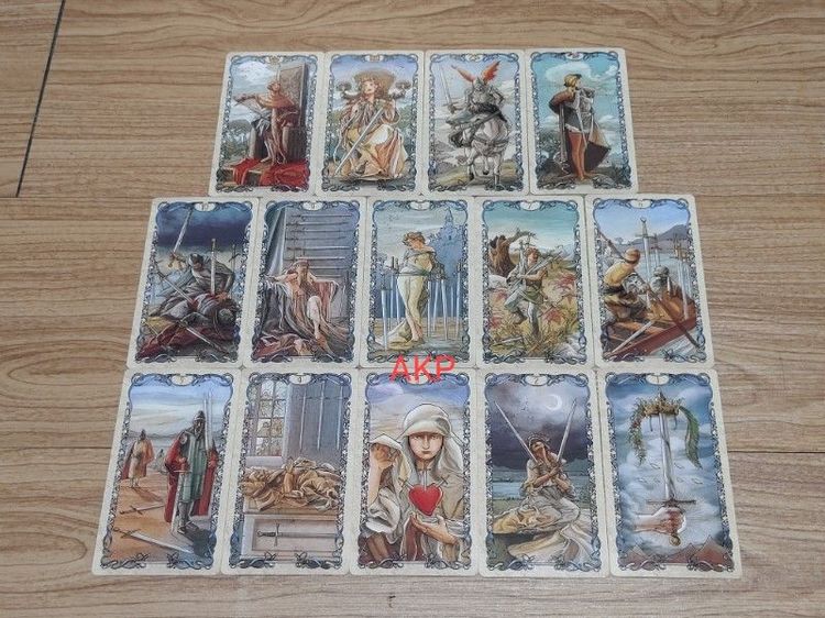 🔮ไพ่Mucha Tarot ไพ่ทาโรต์ศิลปะอาร์ตนูโว🎨 สำหรับสายสะสม รูปที่ 4