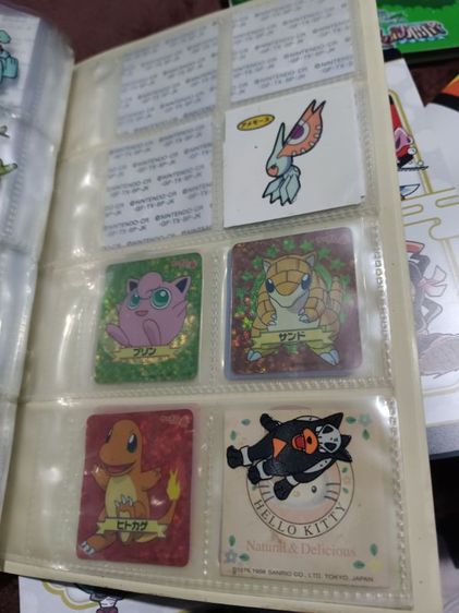 Pokémon สมุดสะสม สติ๊กเกอร์ vintage รูปที่ 16
