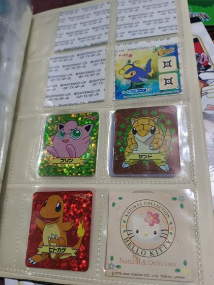 Pokémon สมุดสะสม สติ๊กเกอร์ vintage รูปที่ 17