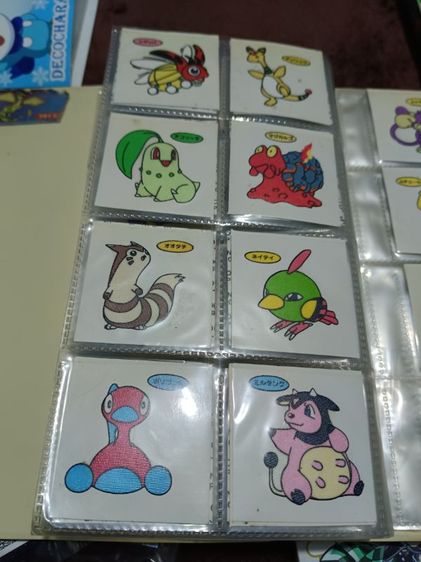 Pokémon สมุดสะสม สติ๊กเกอร์ vintage รูปที่ 11