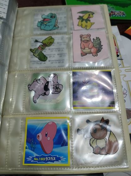 Pokémon สมุดสะสม สติ๊กเกอร์ vintage รูปที่ 15
