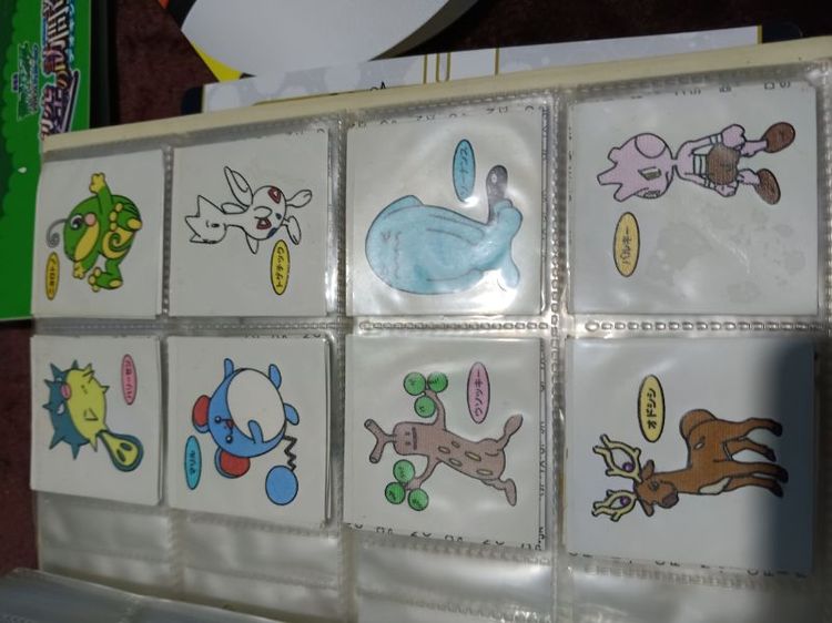Pokémon สมุดสะสม สติ๊กเกอร์ vintage รูปที่ 10