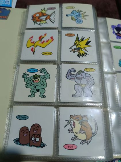 Pokémon สมุดสะสม สติ๊กเกอร์ vintage รูปที่ 7