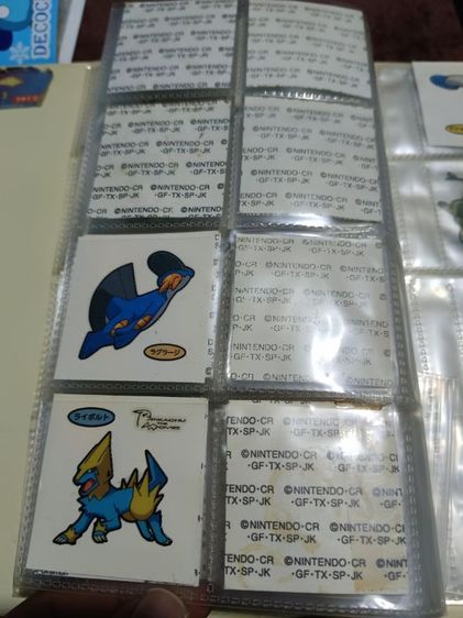 Pokémon สมุดสะสม สติ๊กเกอร์ vintage รูปที่ 13