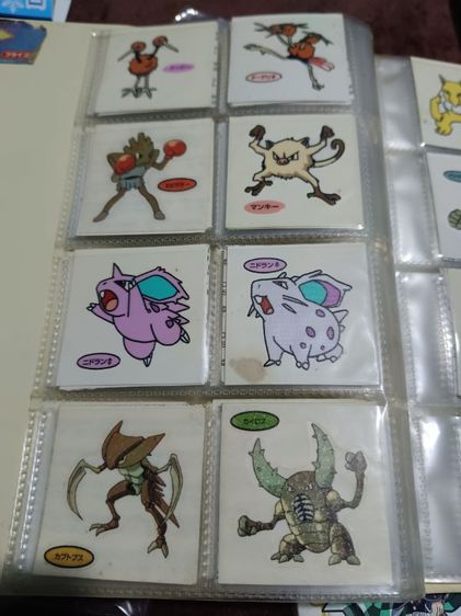 Pokémon สมุดสะสม สติ๊กเกอร์ vintage รูปที่ 5