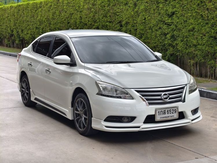 Nissan Sylphy 2012 1.6 E Sedan เบนซิน ไม่ติดแก๊ส เกียร์อัตโนมัติ ขาว