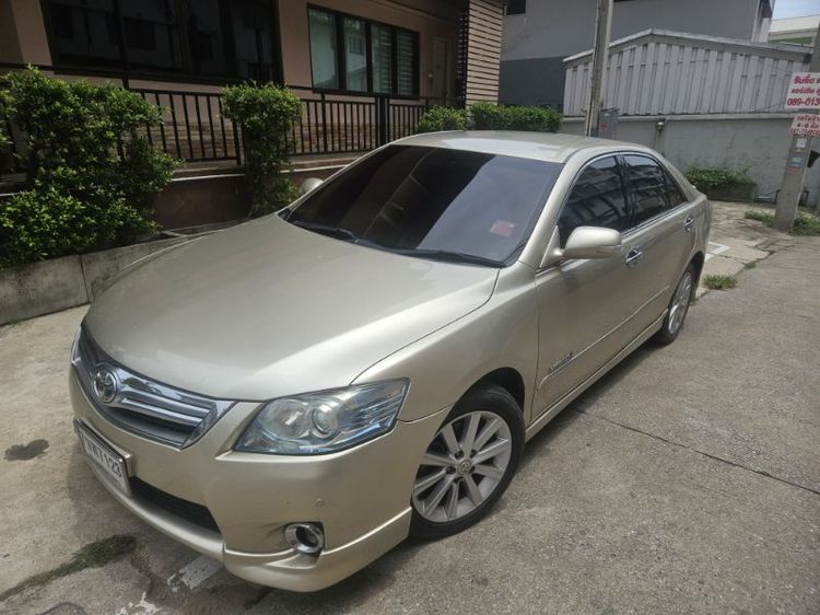 Toyota Camry 2011 2.4 Hybrid Sedan ไฮบริด ไม่ติดแก๊ส เกียร์อัตโนมัติ น้ำตาล