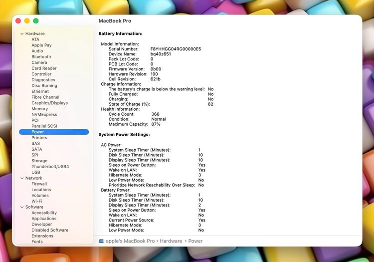 MacBook Pro 14-inch M4 2024  Ram16GB SSD512GB Silver CPU 10-core,GPU 10-core  Apple care 6aug2027 รูปที่ 13