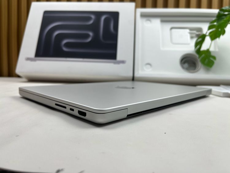 MacBook Pro 14-inch M4 2024  Ram16GB SSD512GB Silver CPU 10-core,GPU 10-core  Apple care 6aug2027 รูปที่ 8