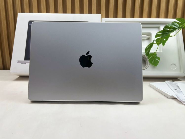 MacBook Pro 14-inch M4 2024  Ram16GB SSD512GB Silver CPU 10-core,GPU 10-core  Apple care 6aug2027 รูปที่ 11