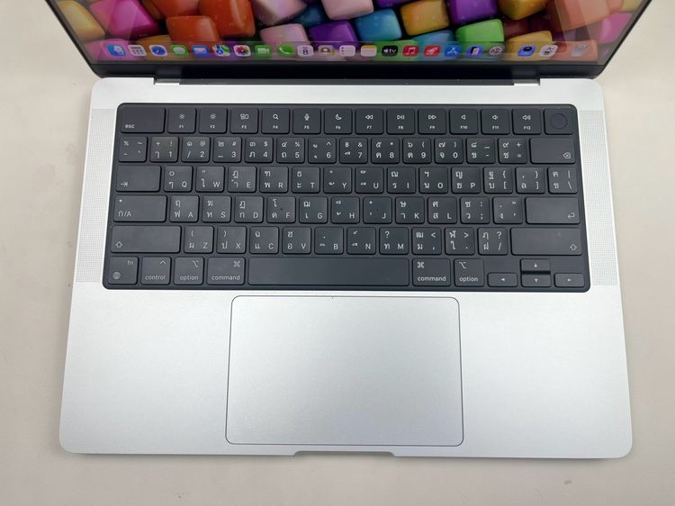 MacBook Pro 14-inch M4 2024  Ram16GB SSD512GB Silver CPU 10-core,GPU 10-core  Apple care 6aug2027 รูปที่ 5