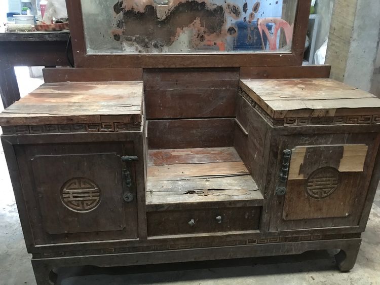 โต๊ะเครื่องแป้งโบราณ ( antique dressing table) รูปที่ 3