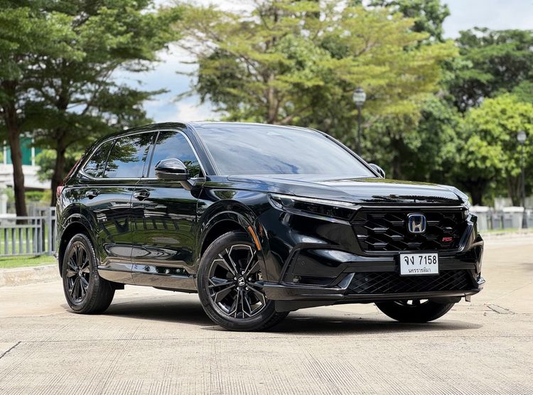 Honda CR-V 2024 2.0 eHEV RS 4WD Utility-car ไฮบริด ไม่ติดแก๊ส เกียร์อัตโนมัติ ดำ รูปที่ 3