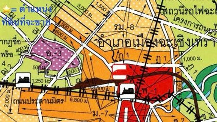 ขายที่ดิน เนื้อที่ 4 ไร่ 3 งาน 83.5 ตรว. ห่างจากเทศบาล จ.ฉะเชิงเทรา 7กม ห่างจากมีนบุรี 42กม รูปที่ 3