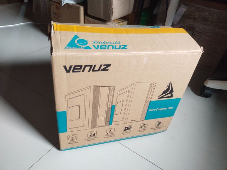 เคส และ ฟิลม์ เคสมือ 2 สภาพดี (มีกล่อง) VENUZ micro ATX Computer Case VC 2602 - Black 269 รวมค่าส่ง