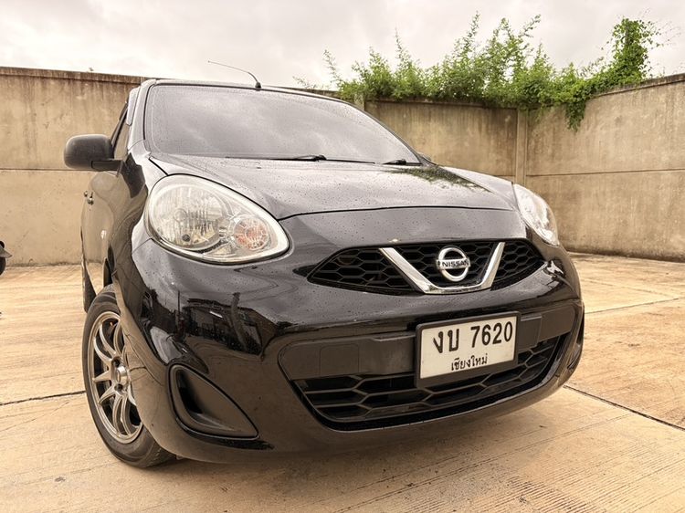 Nissan March 2018 1.2 V Sedan เบนซิน LPG เกียร์ธรรมดา ดำ รูปที่ 3