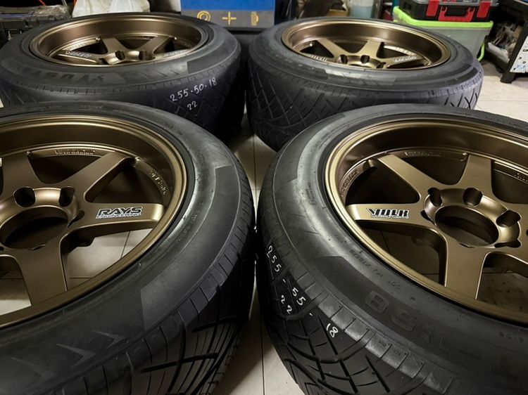 TE37SPP Th 18 9ครึ่ง 10ครึ่ง 6x139 พร้อมยาง 255 50 18 ปี22 ครบชุด รูปที่ 10