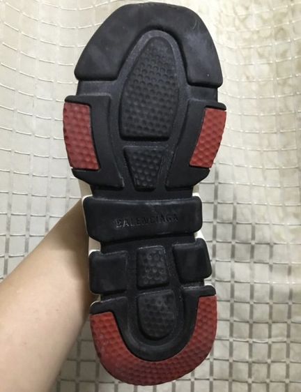 Balenciaga Speed Sneaker Cleae Sole Trainer Black /White รูปที่ 8
