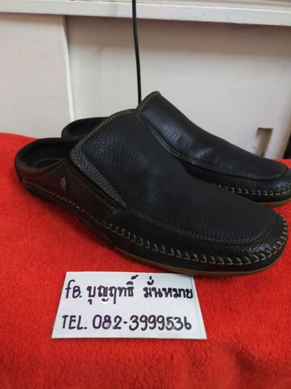 รองเท้าหนังแท้ เปิดส้น Hush Puppies ไซซ์ 8.5 วัดได้ 27ซม. สภาพดี หนังนิ่ม ใส่สบายพื้นดี