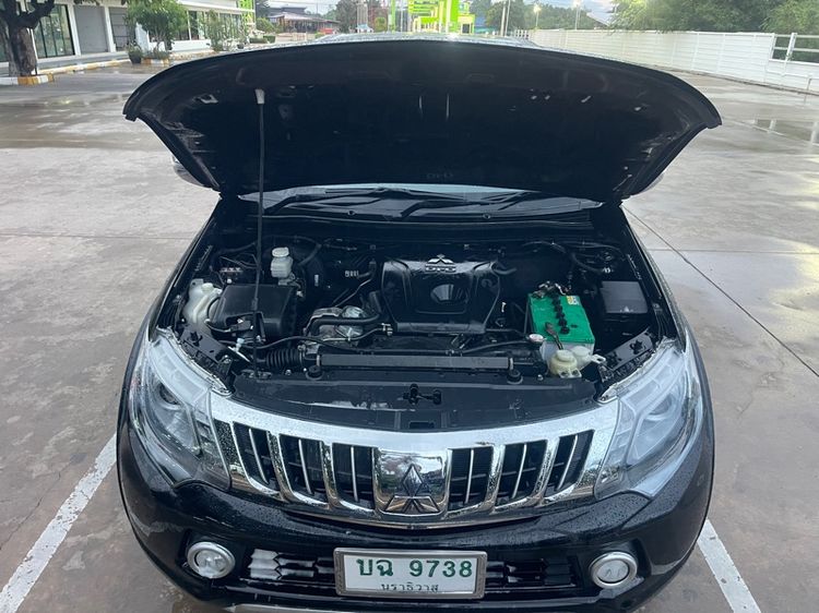 Mitsubishi Triton 2018 2.4 GT Premium Plus Pickup ดีเซล ไม่ติดแก๊ส เกียร์อัตโนมัติ ดำ รูปที่ 4