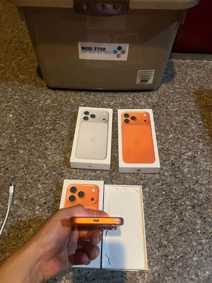 ขายไอโฟน17Proสีใหม่Cosmic Orange 256กิ๊กยกกล่องประกันเหลือใช้งานดีสูนTrueสวยๆถูกๆ รูปที่ 4