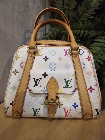 Louis Vuitton ผ้าใบ หญิง ขาว กระเป๋าหลุย