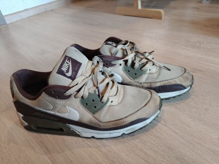รองเท้าผ้าใบ อื่นๆ UK 10.5 | EU 45 1/3 | US 11 น้ำตาล Nike Air Max 90 "Hemp Earth" แท้ ไซส์ใหญ่ 45 EUR / 29 CM สภาพดี